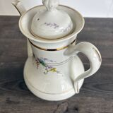Porcelain Coffee Pot Decorated with Currants - Vintage 1900