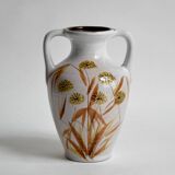 Vintage vase - glazed ceramic amphora - n° 3090 - West Germany