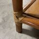 Wood and rattan shelf, 1960s