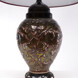 Ceramic and Bronze Table Lamp, 1960s England