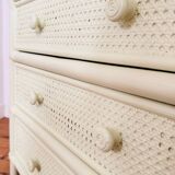 Commode vintage revisitée Farrow & Ball, 3 tiroirs