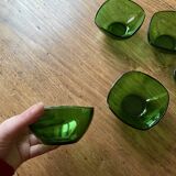 5 bols verts Vereco Duralex
