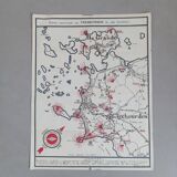 Tourist map of Trebeurden / Brittany