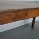 Antique Elm Early 20th Century French Rustic Farmhouse Dining Table