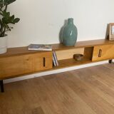 Light oak solid wood sideboard