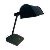 Old enamelled desk lamp art deco