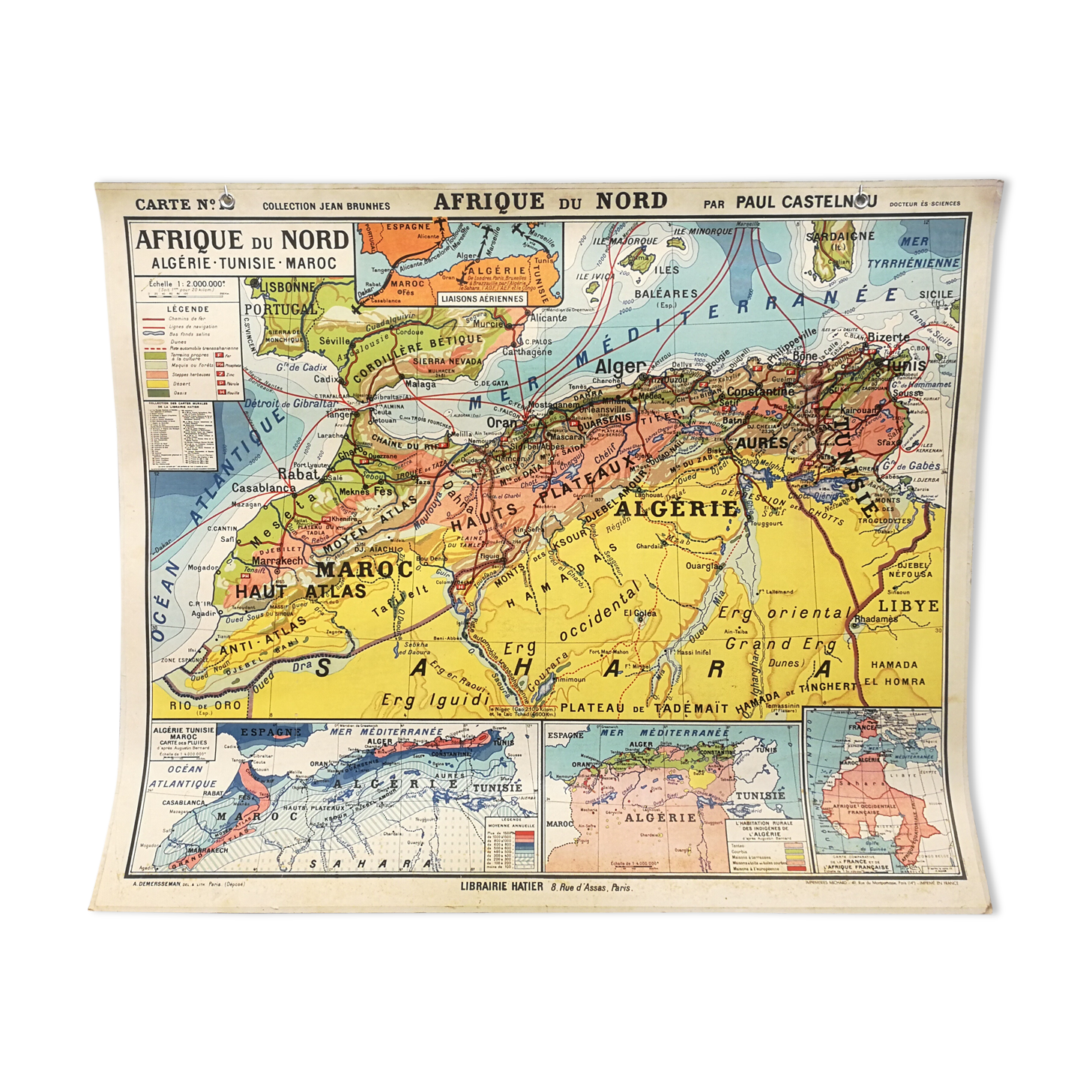Map N ° 18 j. Brunhes North Africa