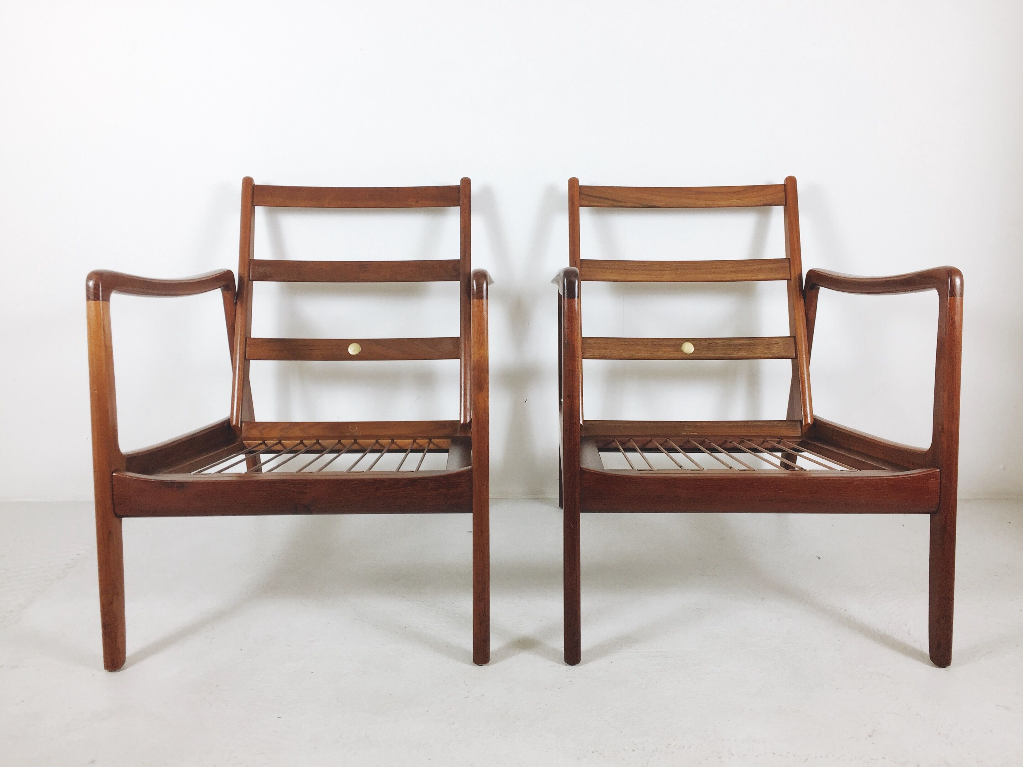 Ole Wanscher teak easy chair model FD109 for France & Søn, Denmark, 1960s
