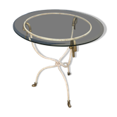 Mid-century Italian swan side table, 1970s