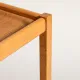 Scandinavian beech and oak trolley, 1960s
