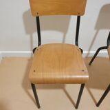 Set of 2 school chairs