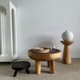 Coffee table, quadripod suar coffee table