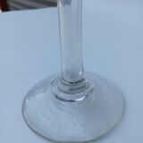 Paire de vases soliflore en verre, fin XIX ème siècle.