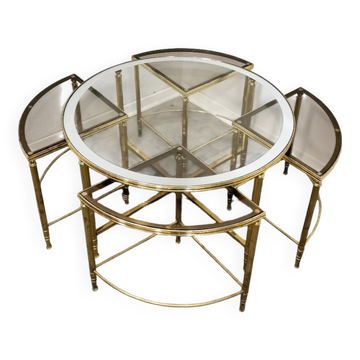 Ensemble de 5 tables Nesring des années 1970