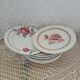 10 assiettes plates anciennes dépareillées