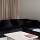 Travertine coffee table