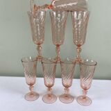 8 vintage Rosaline flutes