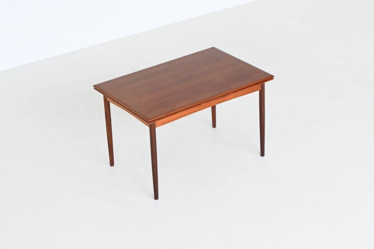 Table à manger extensible scandinave en teck, Danemark 1960