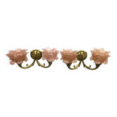 Pair of sconces Bronze 2 lights