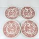 Set de 4 assiettes plates "Burgenland"rouge, Villeroy & Boch
