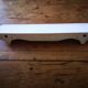 White porcelain wall shelf