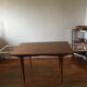 Table en placage de palissandre années 50