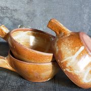 Three vintage marais sandstone bowls