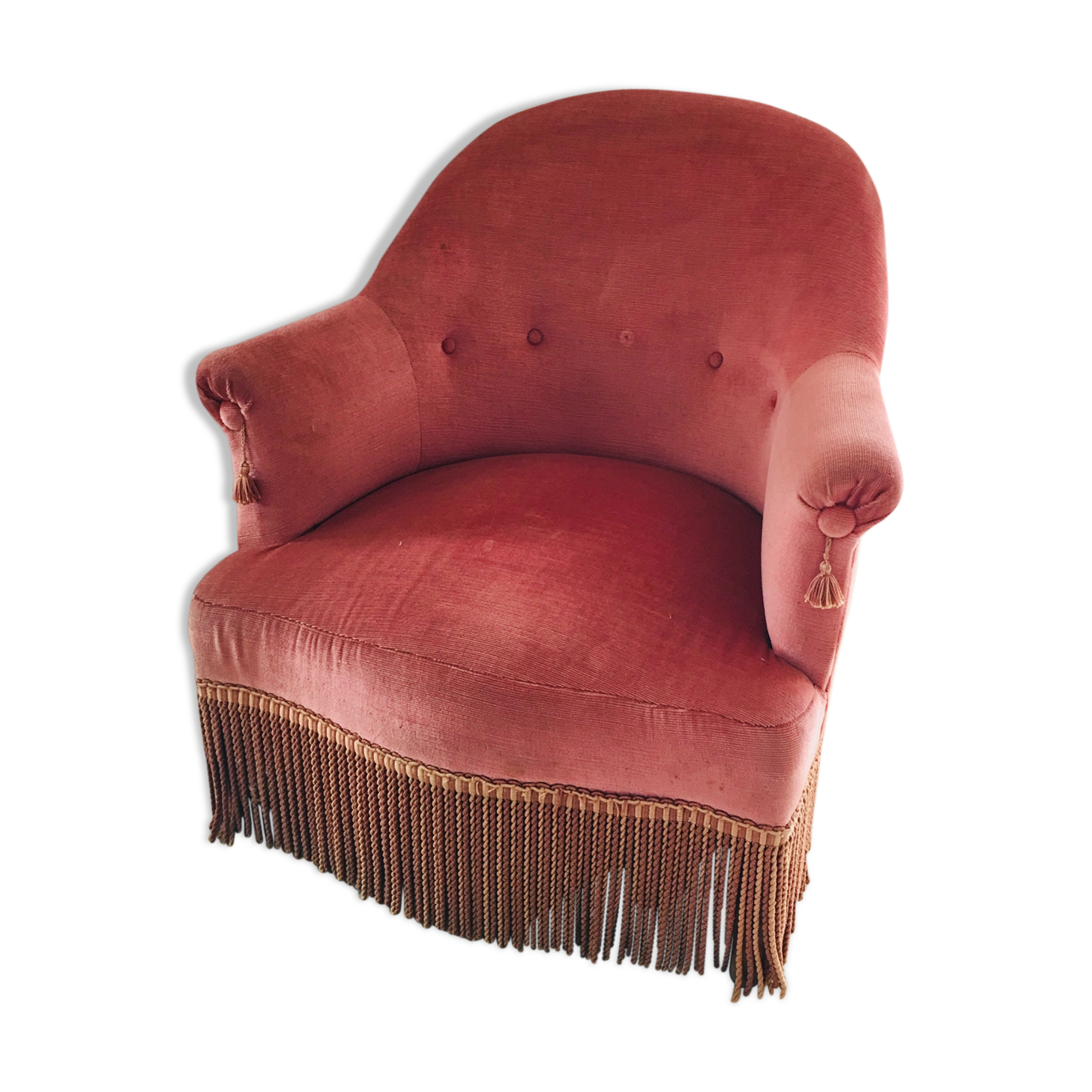 Pink armchair