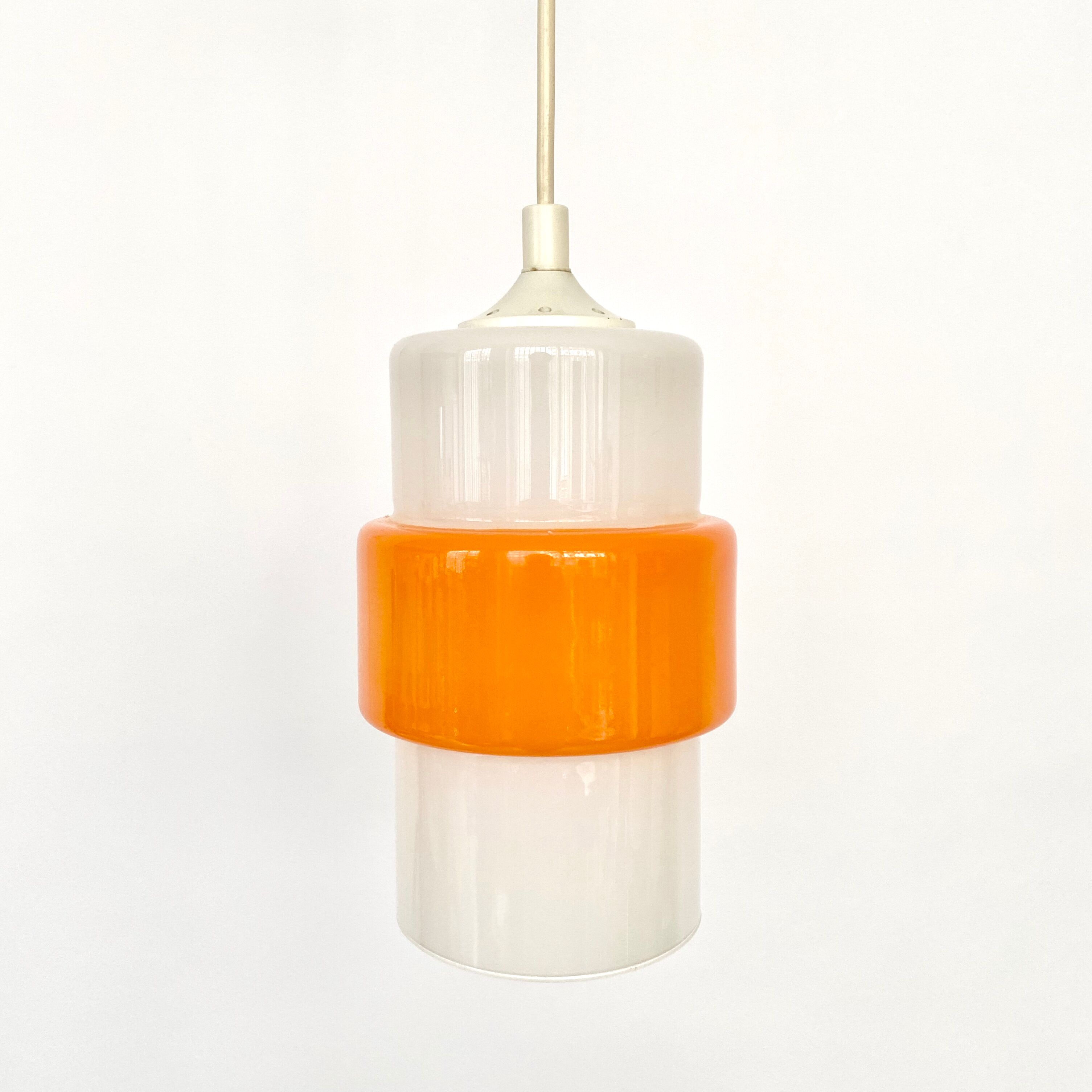 Vintage opaline pendant lamp 70