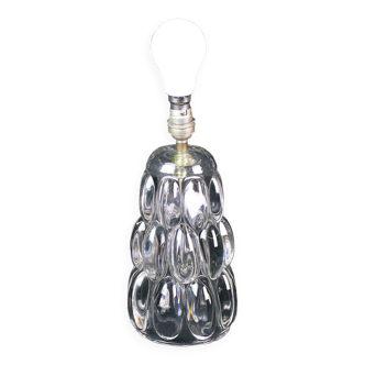 Art Vannes, Lampe de table en cristal, France du milieu du siècle