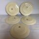 Five small floral plates England