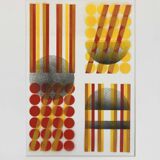 Stencil drawing by Cyprien Clermontel