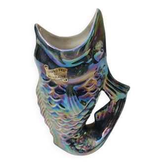 Antique porcelain fish pitcher