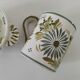Duo HB Quimper “Camaïeu vert” – ear bowl & mug