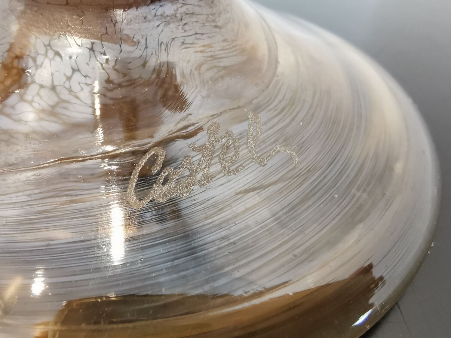 Vintage blown glass vase