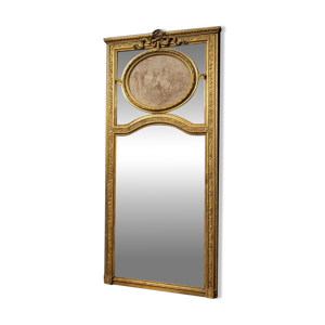 Miroir à parecloses, - louis xvi