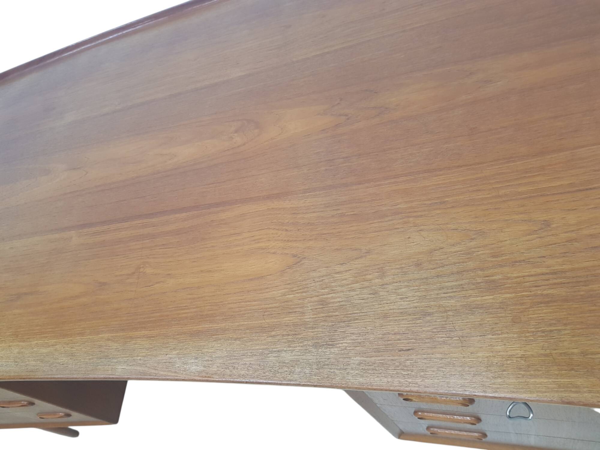 Teak Desk, designed by Svend Aage Madsen for H.P. Hansen, Denmark, 1960s