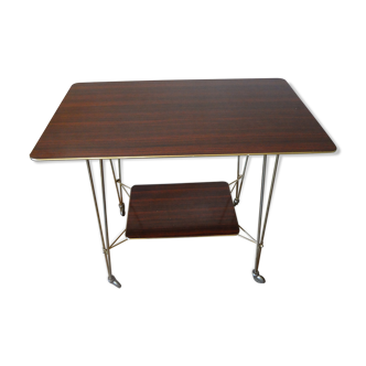 Desserte table roulante formica