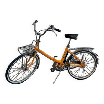 Orange peugeot vintage bike / folding bike