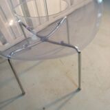 Transparent armchair Robbi Cantarutti, Sintesi, "Orbit Large", Made in Italy.