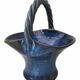 Basket pot cover, Vintage ceramic