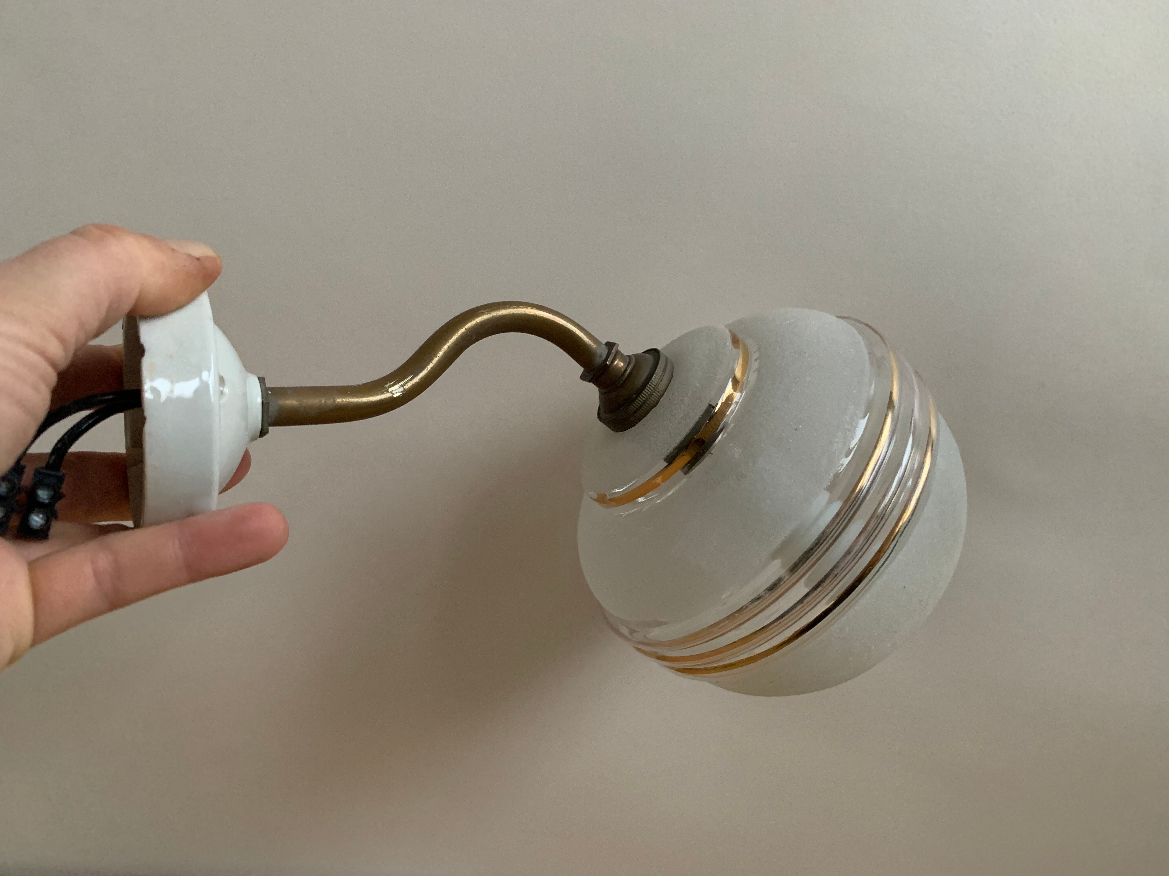 Wall lamp 50s gooseneck