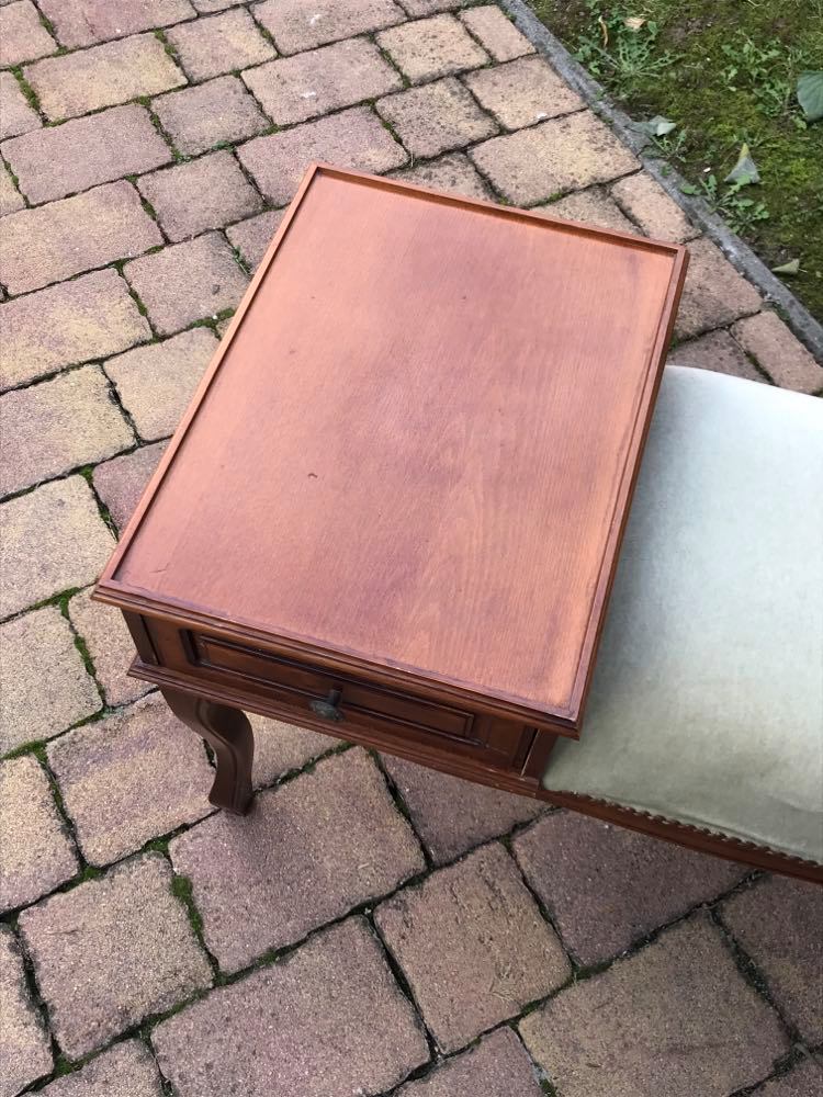 Vintage telephone table & bench, 1960s