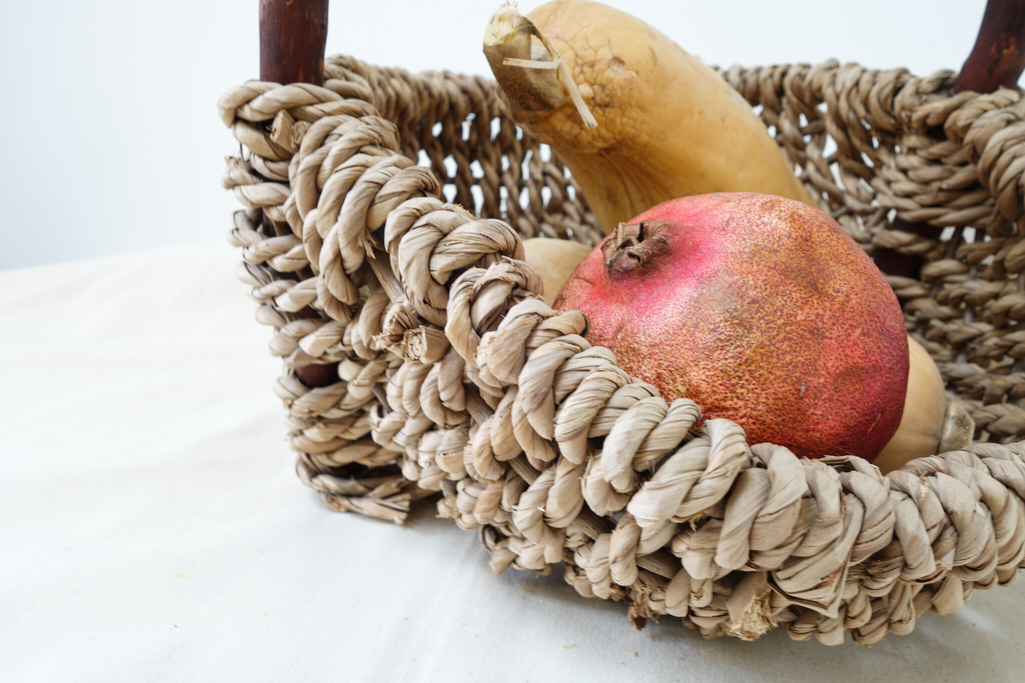 Rare 50s cord basket.