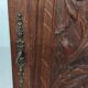 Pair of antique carved oak wood door panels