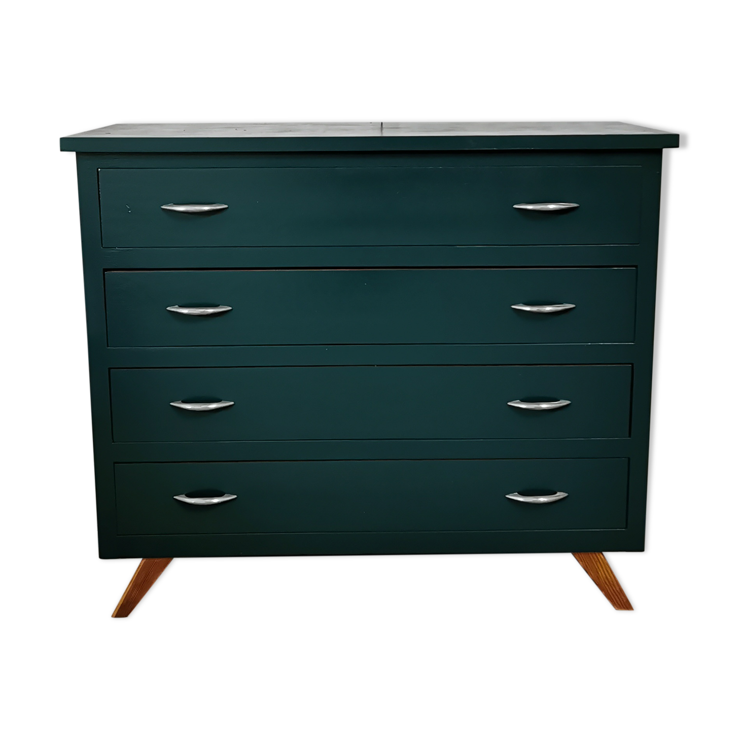 Chest of drawers vintage feet compass redesigned