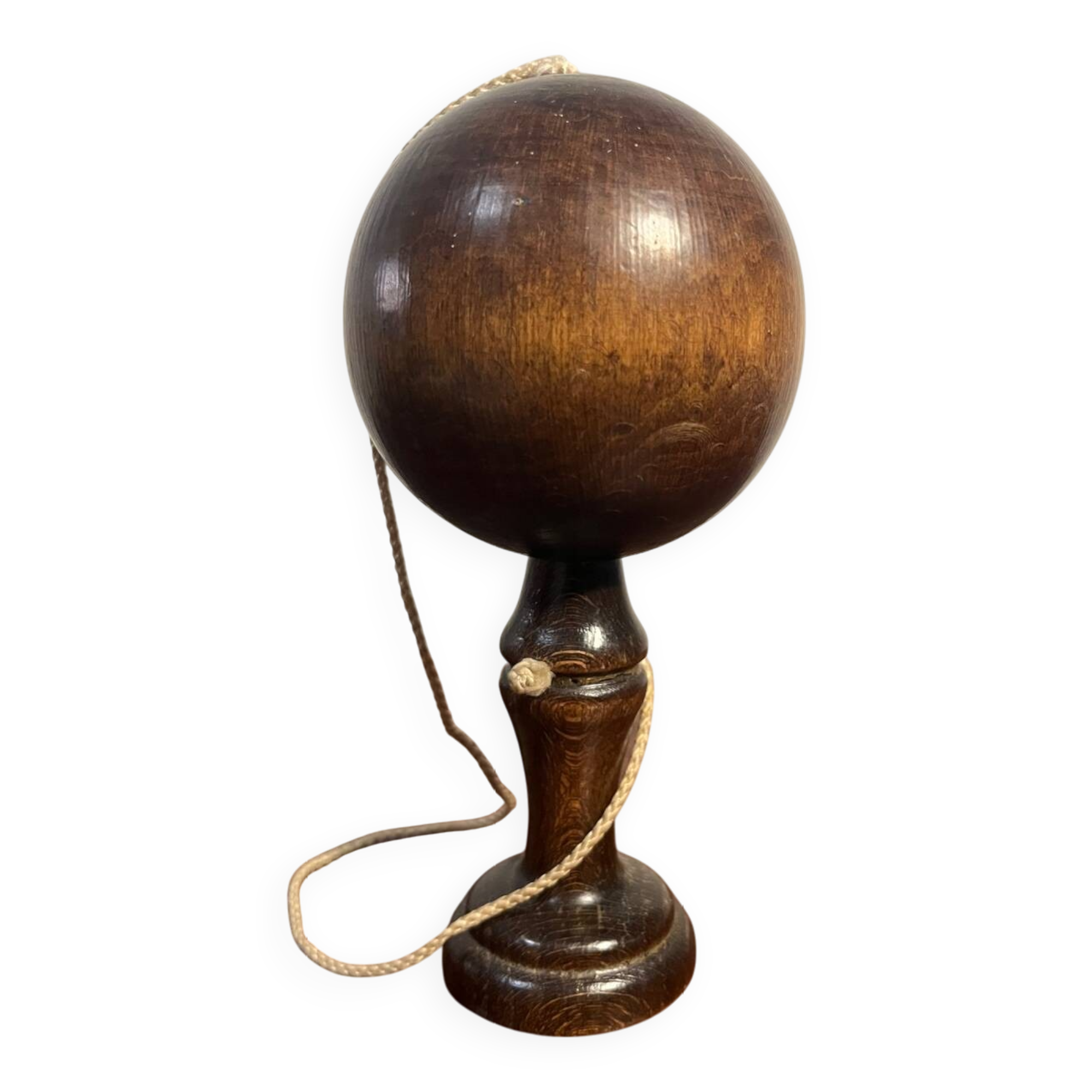 Wooden cup and ball game from the 60s