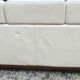 Canape ekornes design scandinave cuir blanc