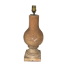 Terracotta baluster lamp