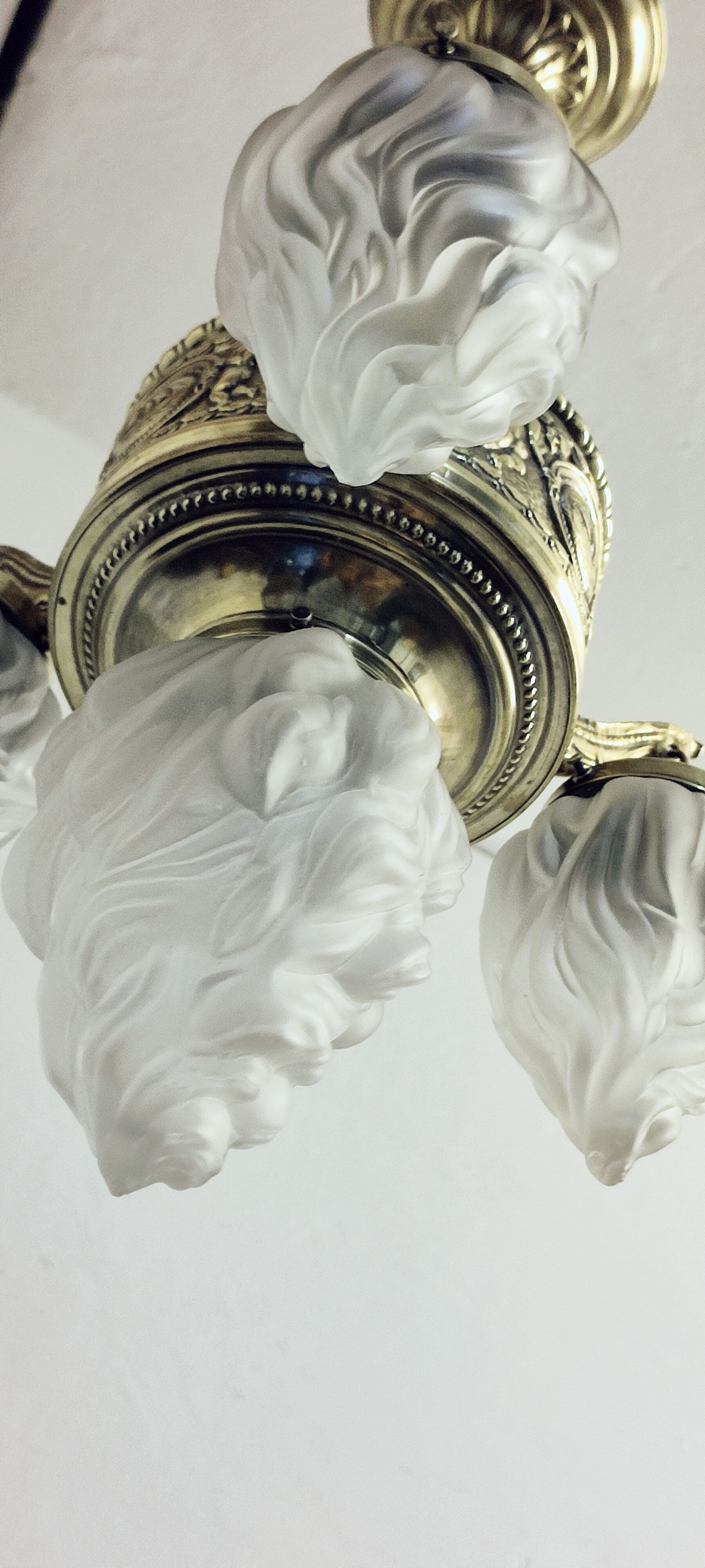 Ceiling lamp of Catalan Modernism. Barcelona Spain,1930s.